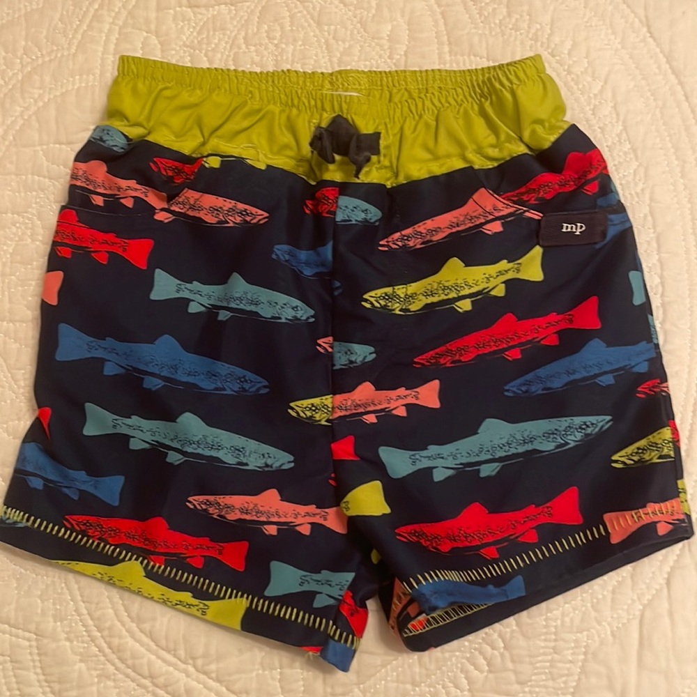 Mud Pie swim trunks, sz 12-18m